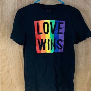 Love Wins Rainbow Tee